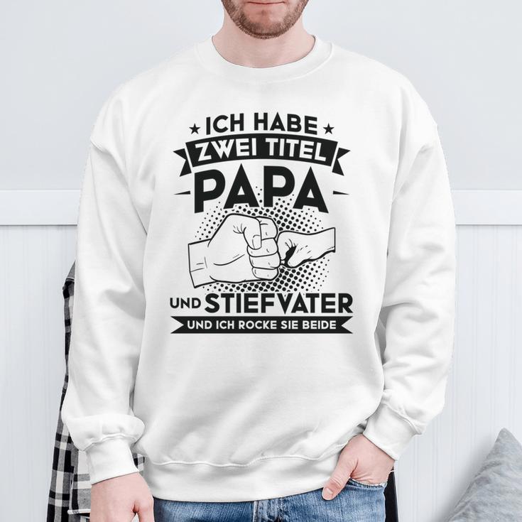 Stiefvater Stiefpapa Papa Sweatshirt Geschenke für alte Männer