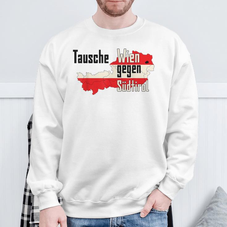 Tausche Wien Gegen Südtirol Sweatshirt Geschenke für alte Männer