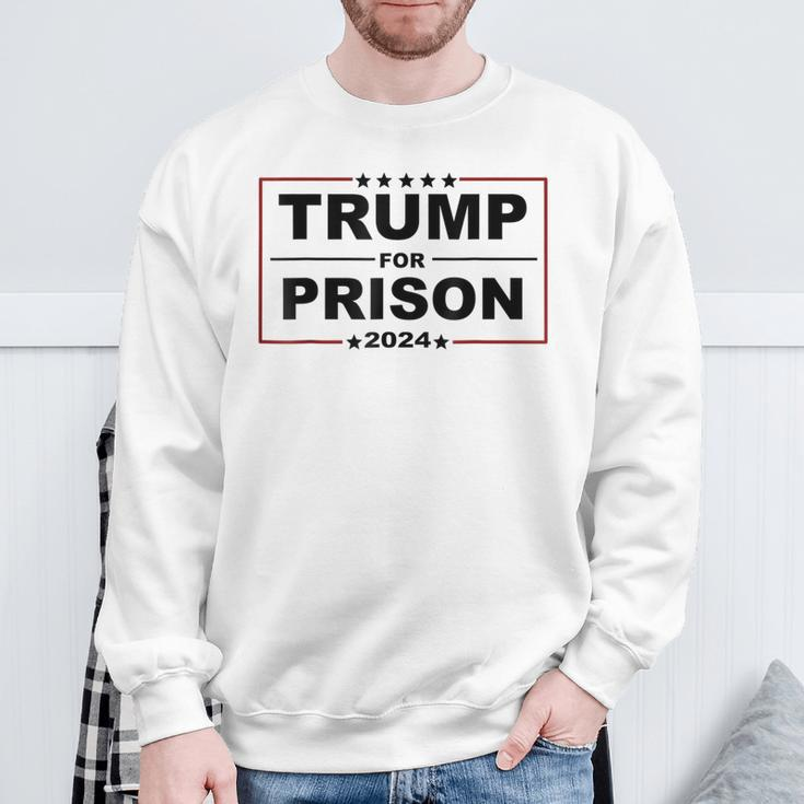 Trump For Prison 2024 Support Trump 4Th Of July Sweatshirt Gifts for Old Men