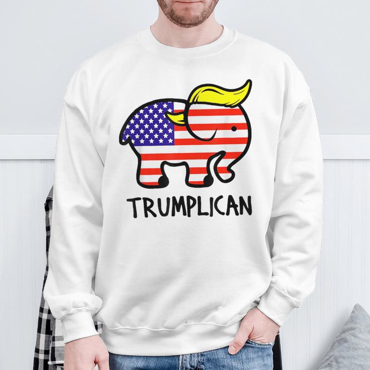 Trumplican Elephant Trump RepublicanUltra Maga 2024 Sweatshirt Gifts for Old Men