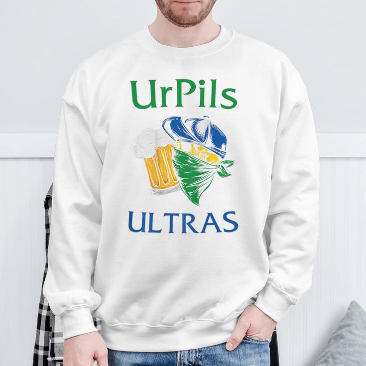 Urpils Ultras Stadion Bier Saarland Sweatshirt Geschenke für alte Männer