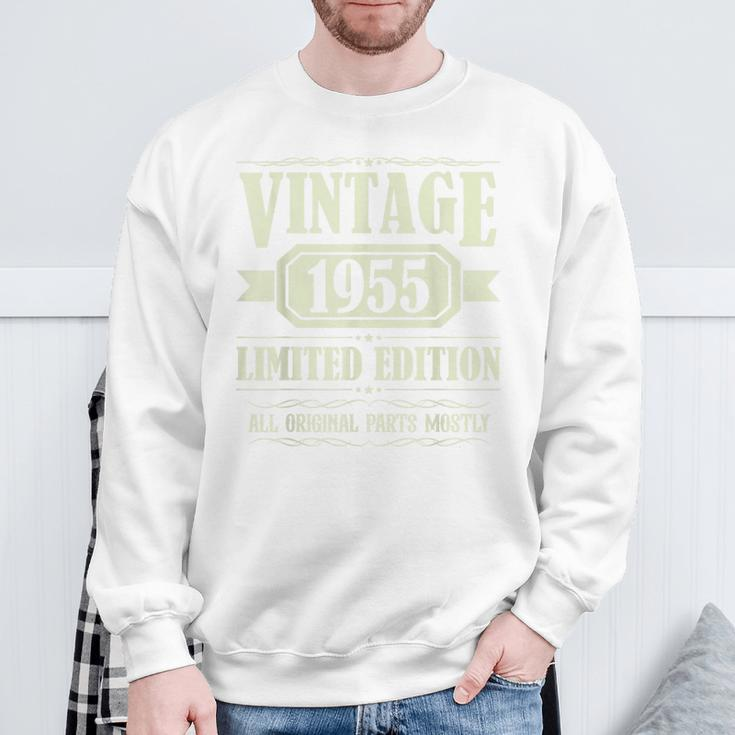 Vintage 1955 Limited Edition Bday 1955 Birthday Sweatshirt Gifts for Old Men