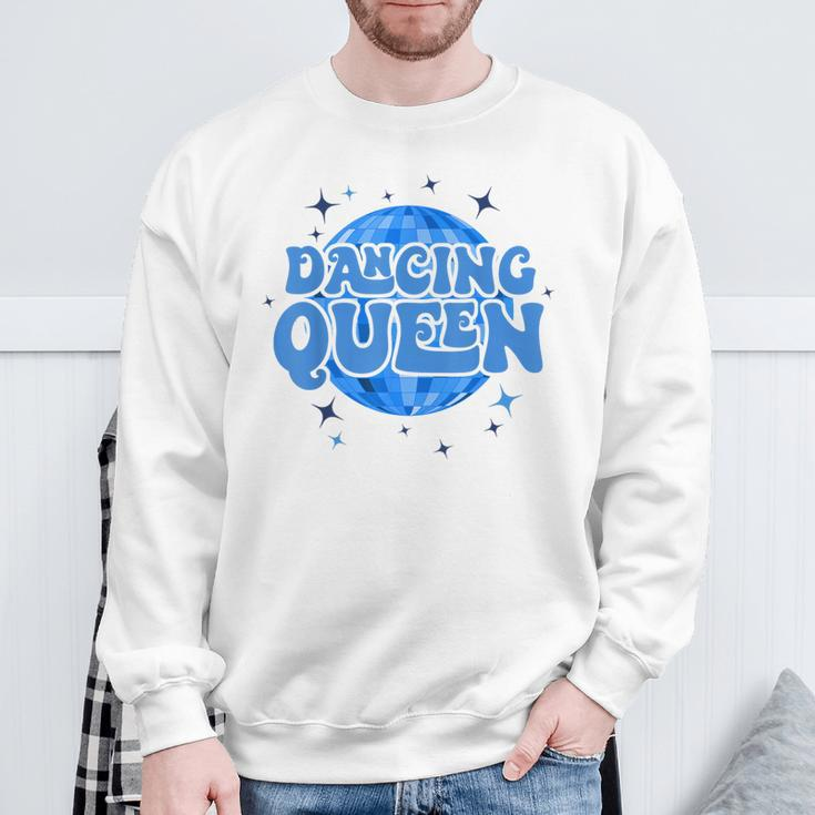 Vintage Retro Dancing Queens Bachelorette Party Matching Sweatshirt Gifts for Old Men