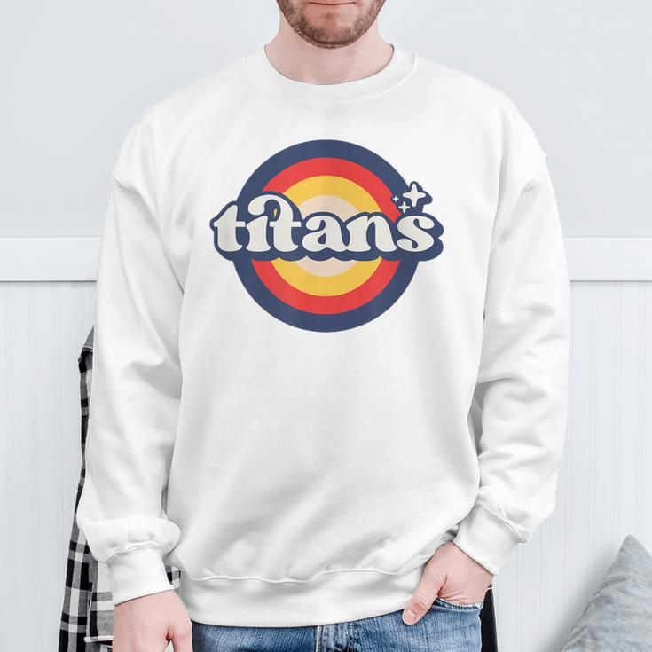 Vintage Titans High School Spirit Go Titans Pride Sweatshirt Gifts for Old Men