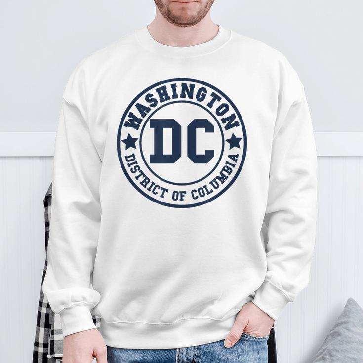 Washington Dc Athletic Throwback Classic Sweatshirt Gifts for Old Men