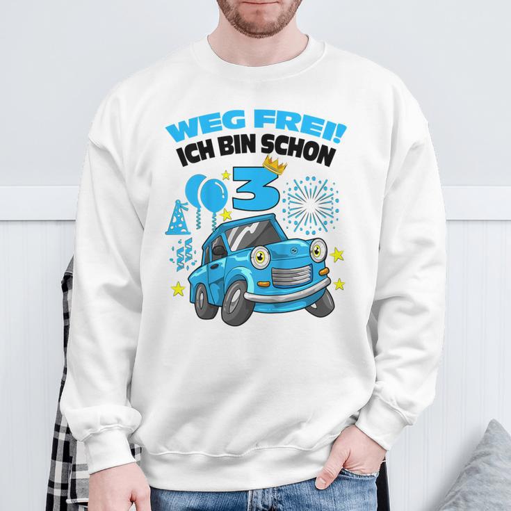 Weg Frei Ich Bin 3 Trabant 601 Sweatshirt, Geburtstag Junge Geschenke für alte Männer