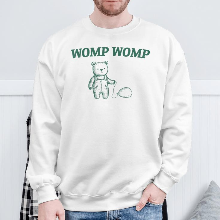 Womp Womp Bear With Ballon Meme Sweatshirt Gifts for Old Men