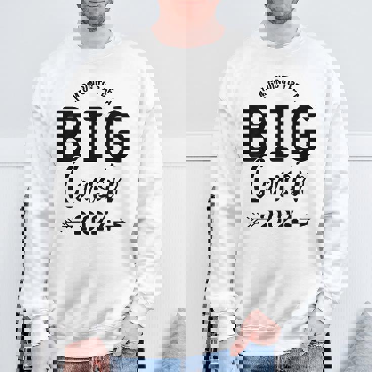 Youth Im Going To Be A Big Cousin 2024 Big Cousin 2024 Sweatshirt Gifts for Old Men