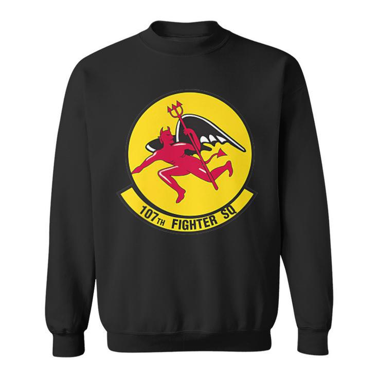 107Th Fighter Squadron Air Force A-10 Military Veteran Patch Sweatshirt