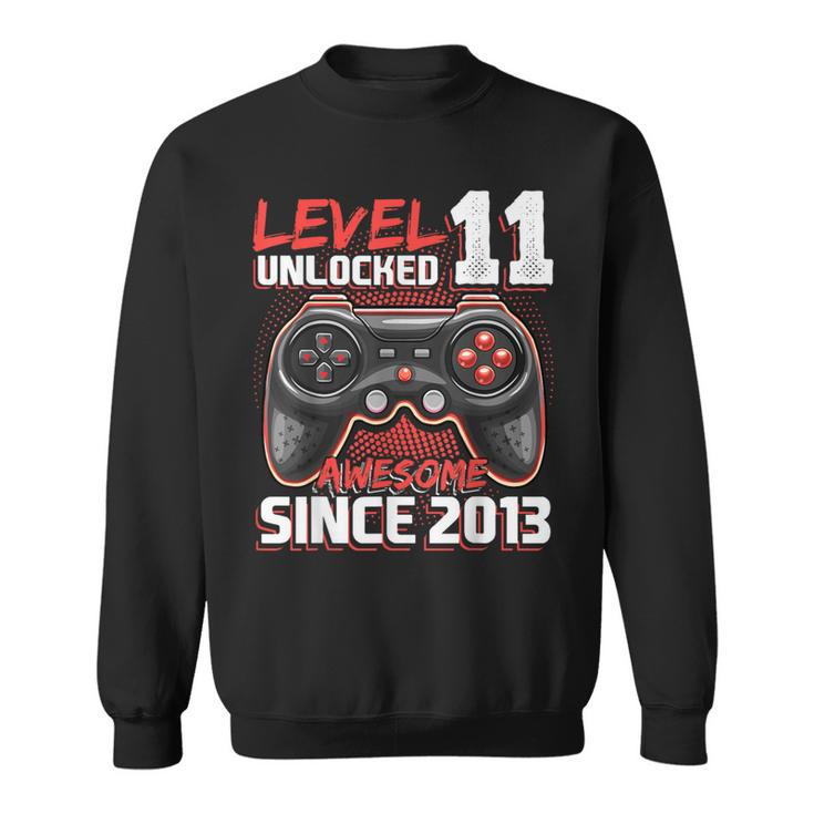 11Th Birthday Gamer 11 Year Old Bday Boy Eleven Son Sweatshirt