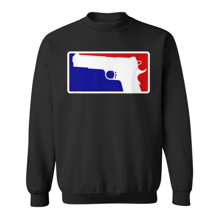 1911 Gun Blue White And Red Sweatshirt