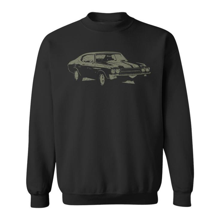 1970 Classic America Ss Muscle Car Sweatshirt