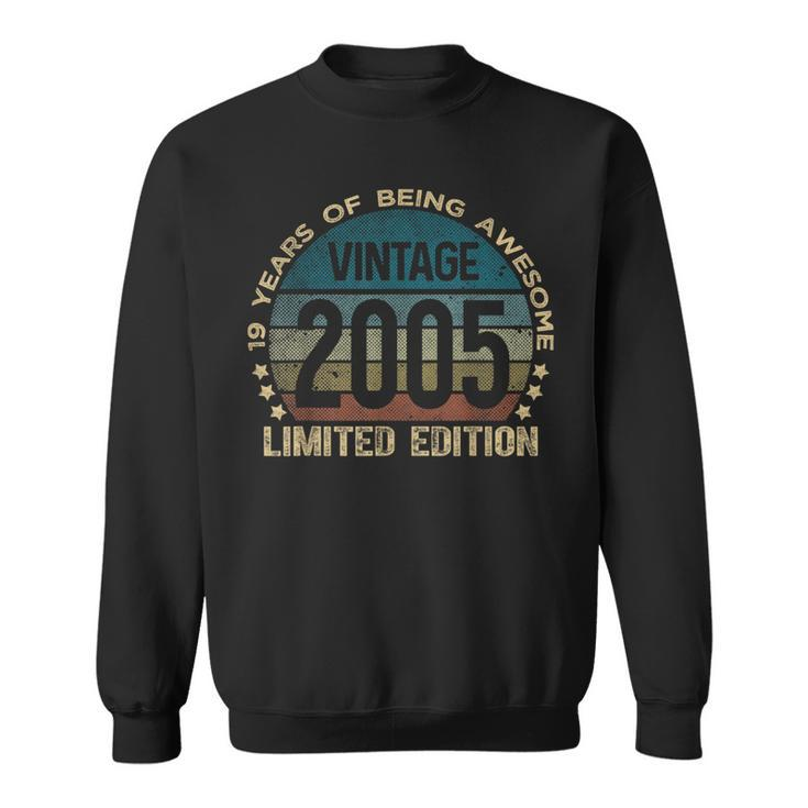 19Th Birthday 19 Year Old Vintage 2005 Limited Edition Sweatshirt