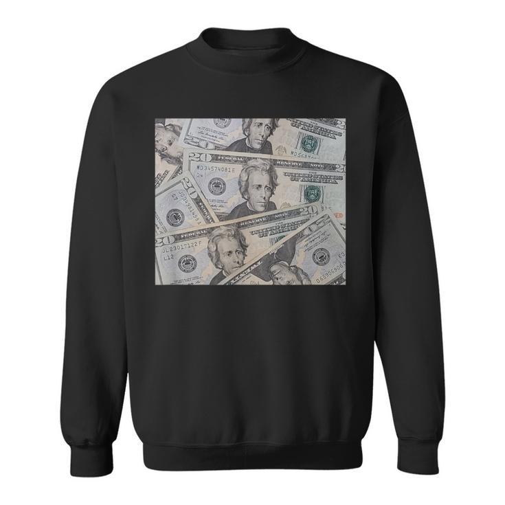 20 Dollar Bill 20S Currency Sweatshirt