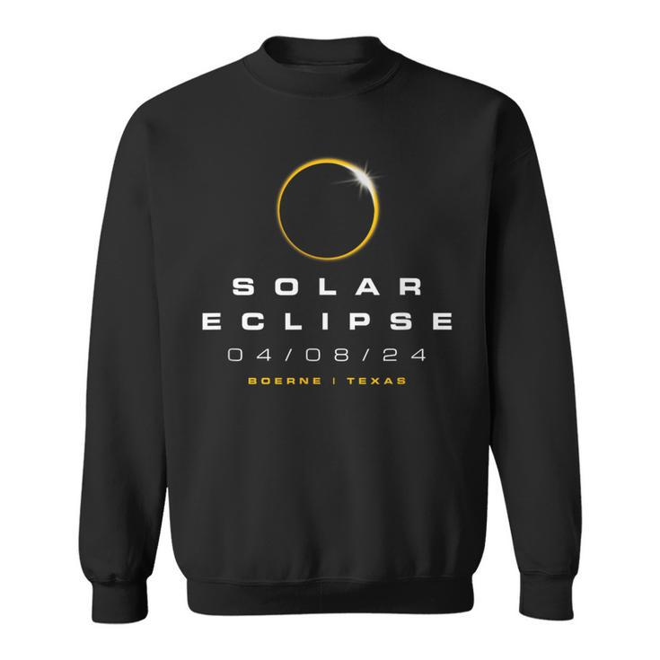 2024 Boerne Texas Solar Eclipse Sweatshirt