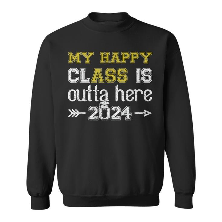 2024 Graduate Vintage Distressed Present Sweatshirt