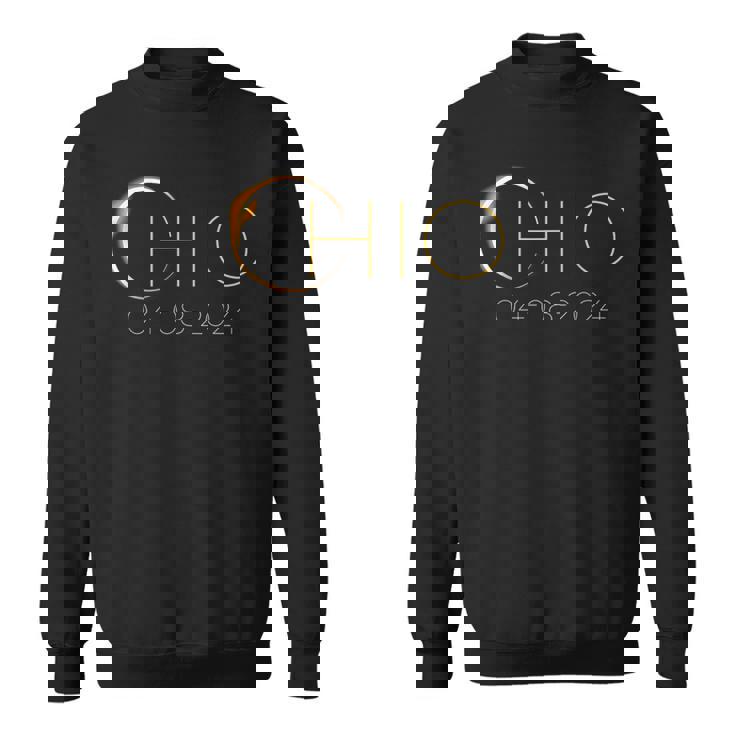 2024 Solar Eclipse Solar Eclipse 2024 State Ohio Total Sweatshirt