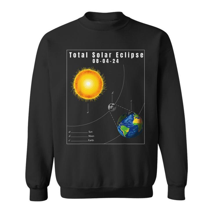 2024 Total Solar Eclipse April 8 Astronomy Lover Sweatshirt