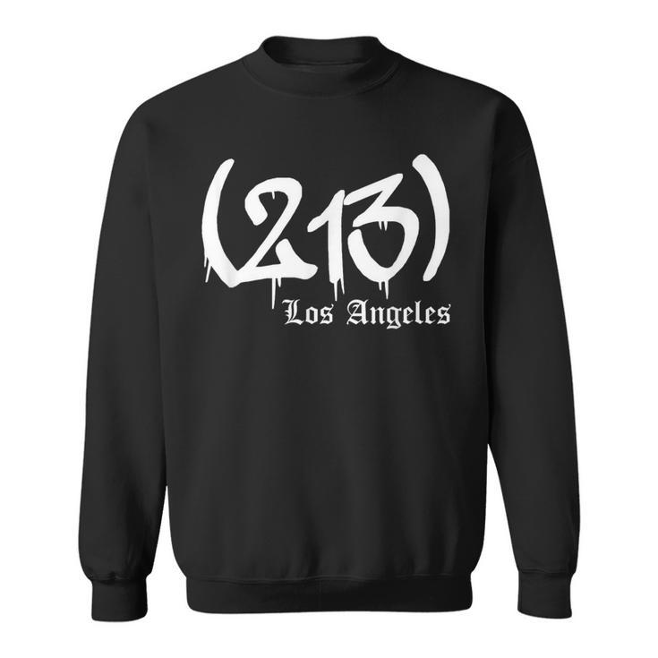 213 Area Code Los Angeles California Sweatshirt