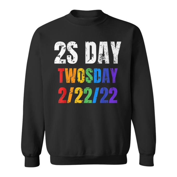 2S Day Twosday 02-22-2022 Happy Twosday Sweatshirt
