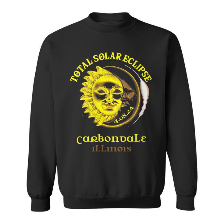 40824 Total Solar Eclipse 2024 Carbondale Illinois Sweatshirt
