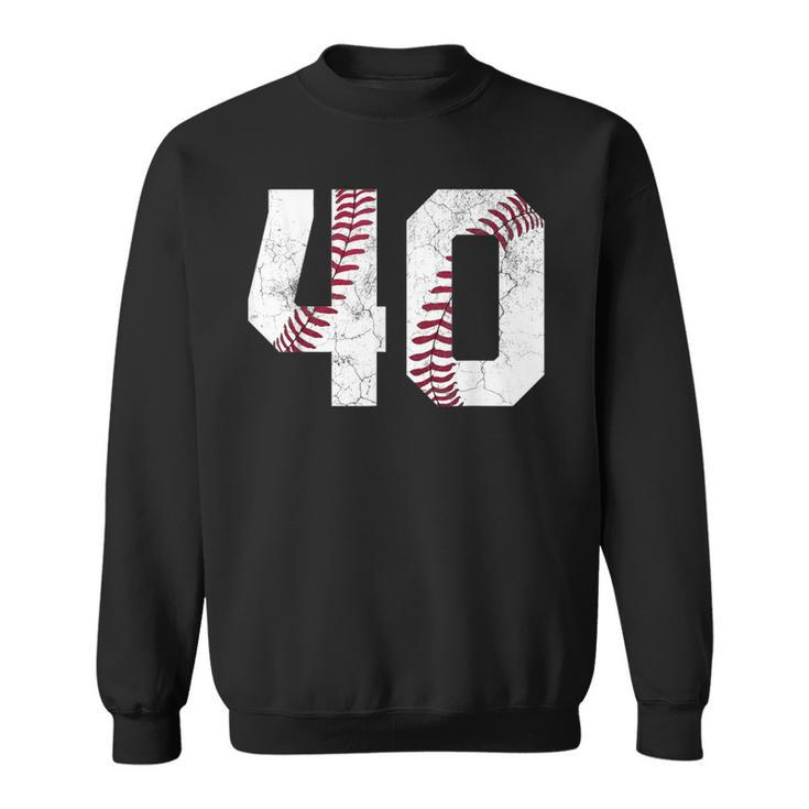 40Th Birthday T 1984 Baseball 40 Years Old Sweatshirt