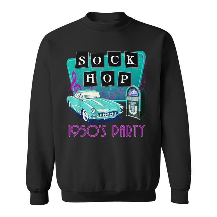 50S Sock Hop Themed Party Costume Retro 1950S Rockabilly Sweatshirt