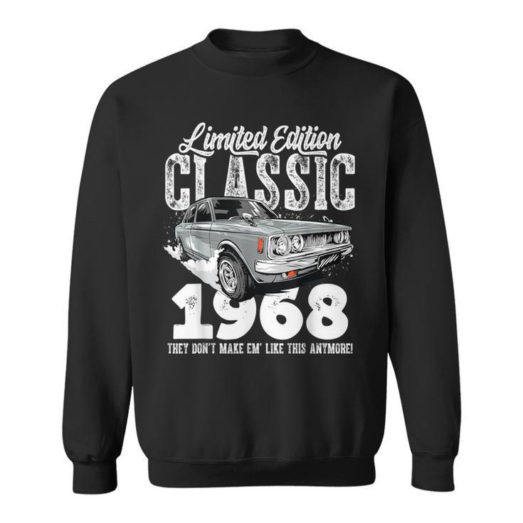 55Th Birthday Vintage Classic Car 1968 B-Day 55 Year Old Sweatshirt