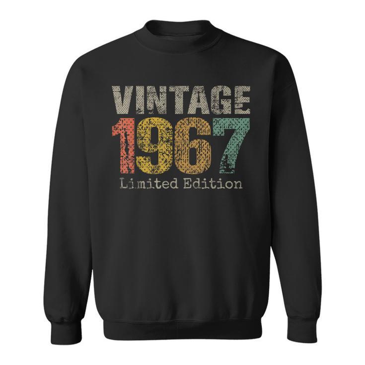 56 Year Old Vintage 1967 Limited Edition 56Th Birthday Sweatshirt