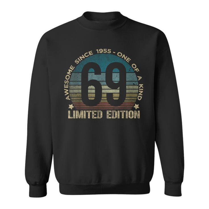 69Th Birthday 69 Year Old Vintage 1955 Limited Edition Sweatshirt
