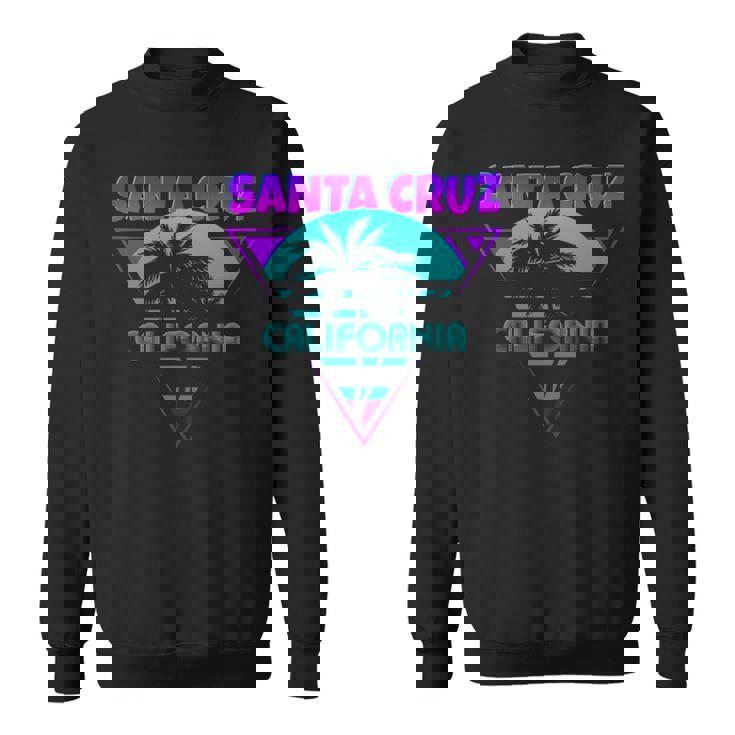 70S 80S En La Ciudad De California Santa Cruz Surfing Camisa de entrenamiento