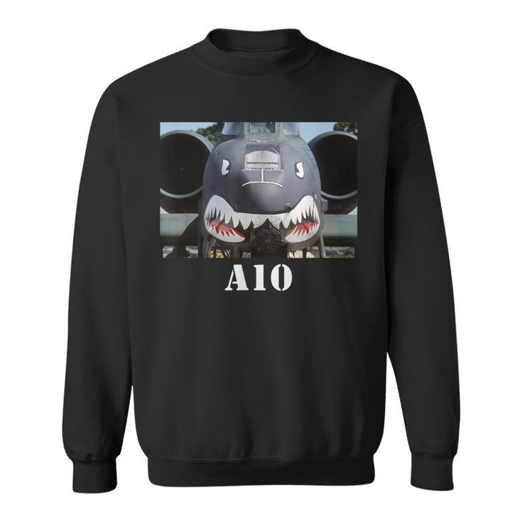A10 Warthog Airplane Military Aviation Sweatshirt