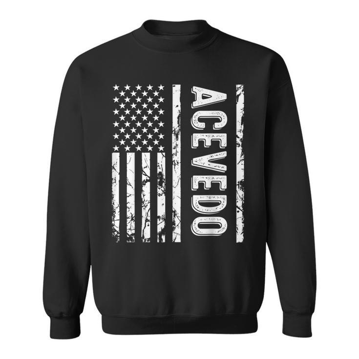 Acevedo Last Name Surname Team Acevedo Family Reunion Sweatshirt