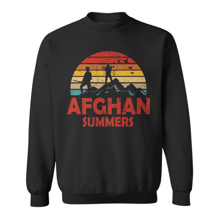 Afghan Summers Veteran  Afghanistan Veteran Sweatshirt