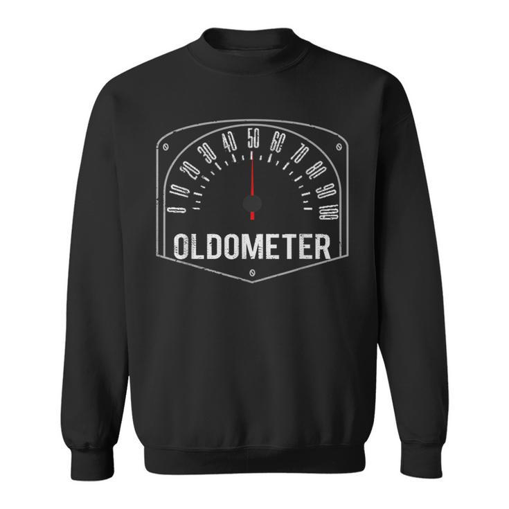 Age Oldometer 49-50 50Th Birthday Women Sweatshirt