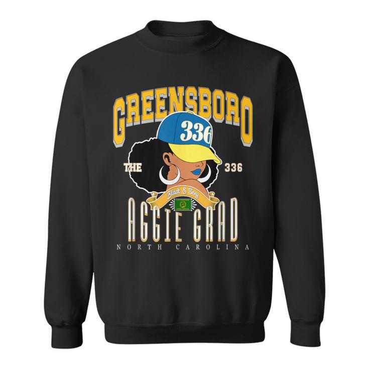 Aggie Grad Hbcu Alumni Pride 336 Greensboro Nc Sweatshirt