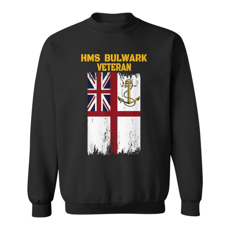 Aircraft Carrier Hms Bulwark R08 Veterans Day Father's Day Sweatshirt