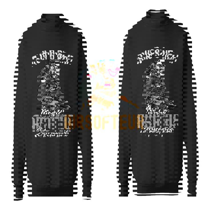 Airsoft Homme Humour Je Suis Pas Parfait Airsofteur Air Soft Sweater e