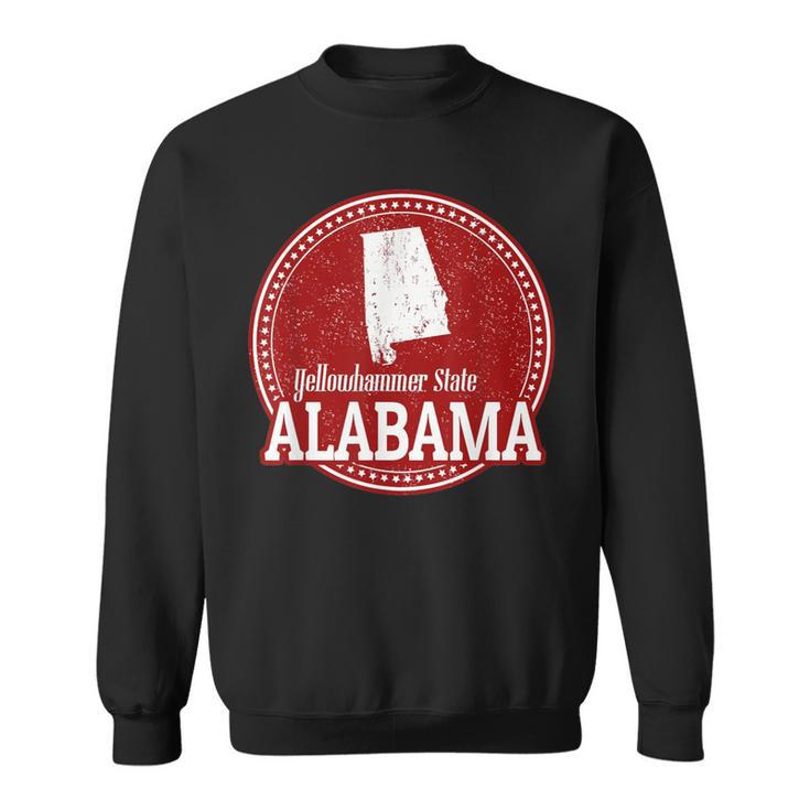 Alabama Yellowhammer State With Silhouette Sweatshirt