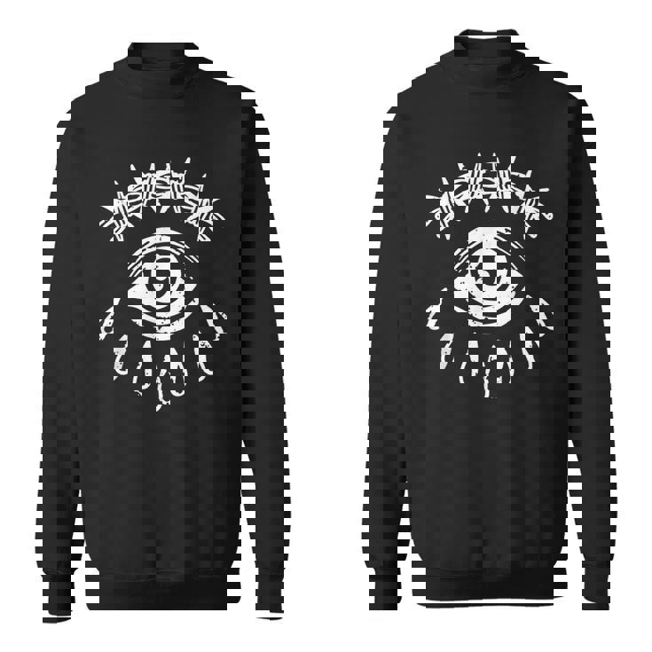 Alambre De Púas Ojo Gótico Grunge Punk Alternativa Tatuaje Camisa de entrenamiento