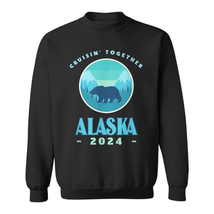 Alaska 2024 Alaska Souvenirs Family Friends Group Sweatshirt