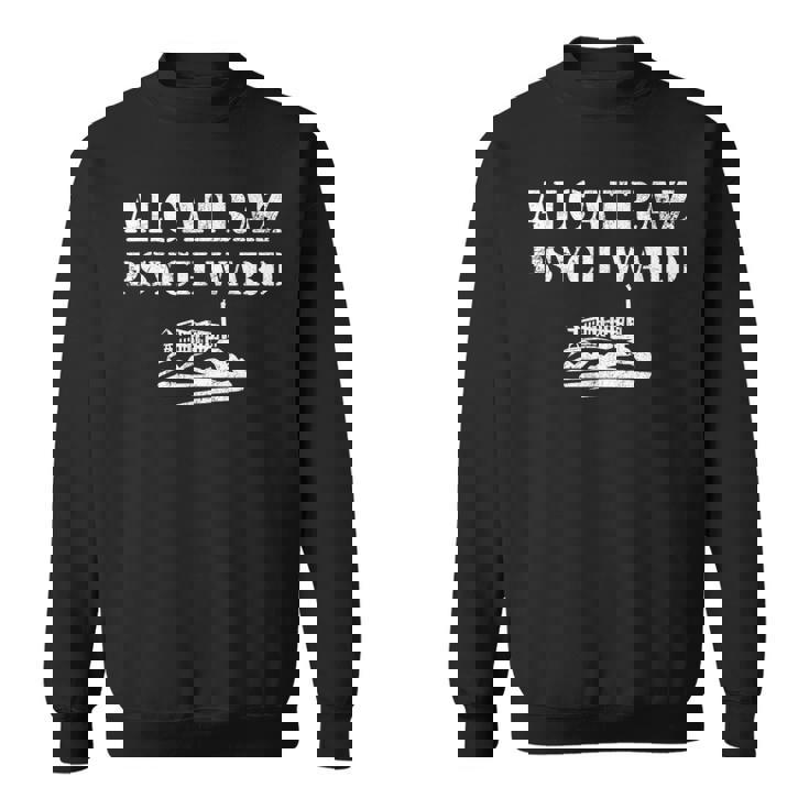 Alcatraz Jail Prisoner Inmate Prison Costume Fancy Dress Sweatshirt