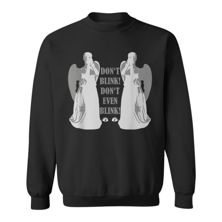 Alert Weeping Angels Don't Even Blink 2 Sci Fi Sweatshirt