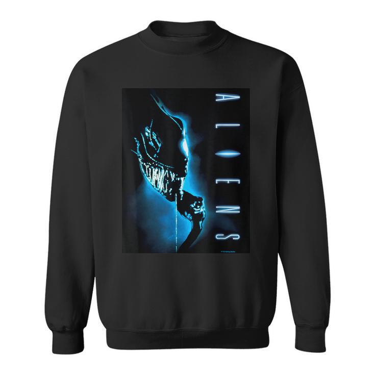 Aliens Xenomorph Retro Movie Poster Sweatshirt