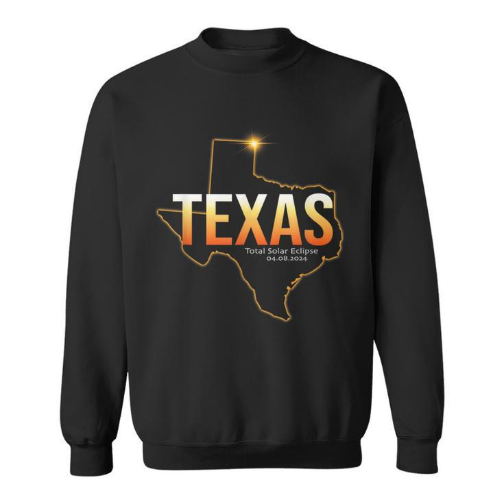 America Eclipse 2024 Texas Usa Total Solar Eclipse Sweatshirt