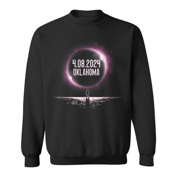 America Totality 40824 Total Solar Eclipse 2024 Oklahoma Sweatshirt