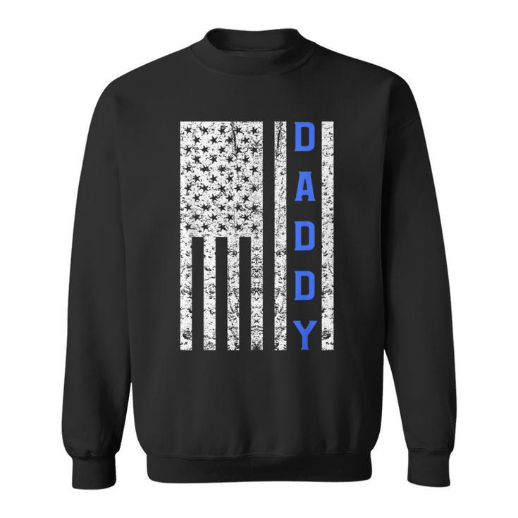 American Flag Police Dad For Cop Father's Day Sweatshirt