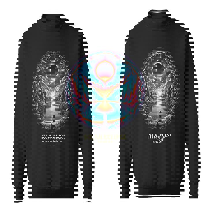 American Totality April 8 2024 Mystic Total Solar Eclipse Sweatshirt