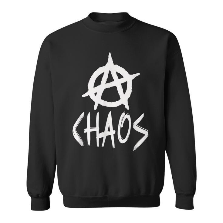 Anarchy Sign Chaos Punk Rock Anarchy Sweatshirt