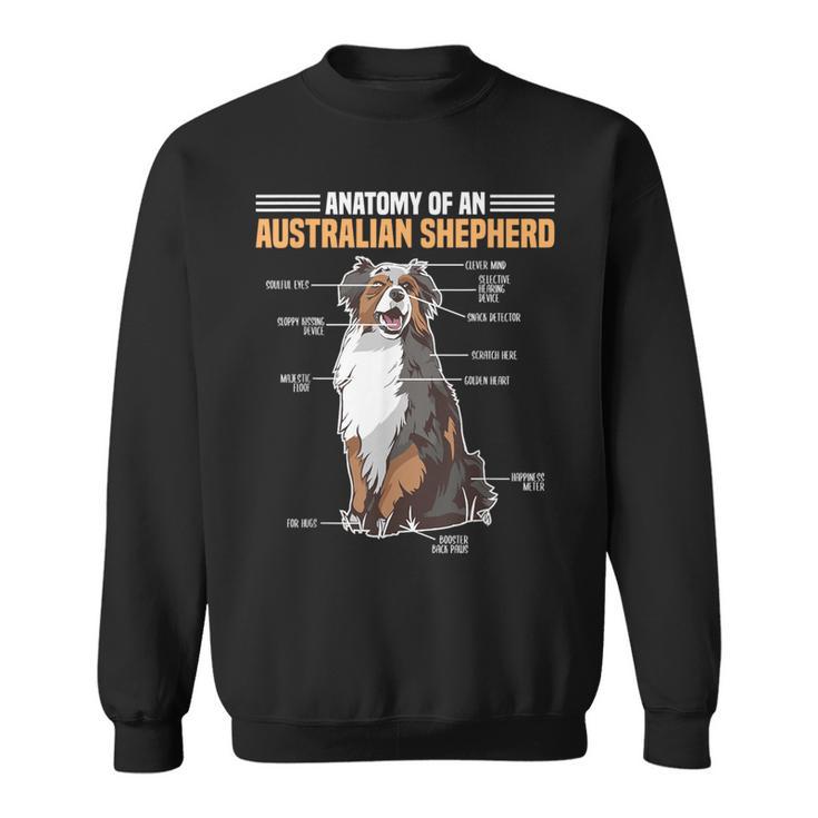 Anatomy Of A Australian Shepherd Sweatshirt